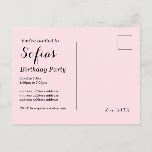 wijn, volwassenenverjaardag, bruiloft, bloemenuitn uitnodiging briefkaart (Achterkant)