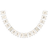 Wijn voor de huwelijkse beloften Witte bloemige br Vlaggetjes (Alle)