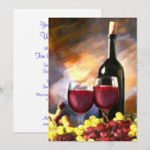 Wijn voor en na kaart (Voorkant / Achterkant)