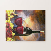 Wijn voor en na legpuzzel (Horizontaal)