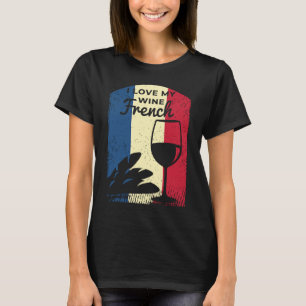 Wijn voor enthousiast Franse wijn T-shirt