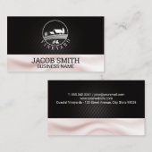 Wijn voor gebruik buitenshuis | Achtergrond zijder Visitekaartje (Voorkant / Achterkant)