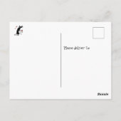 Wijn voor speciale gelegenheden Funny Cat Briefkaart (Achterkant)