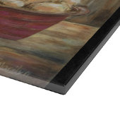 Wijn voor twee glazen karton snijplank (Hoek)