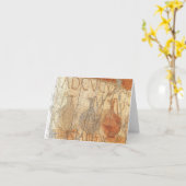 Wijn voor Verkoop Kaart (Gele Bloem)