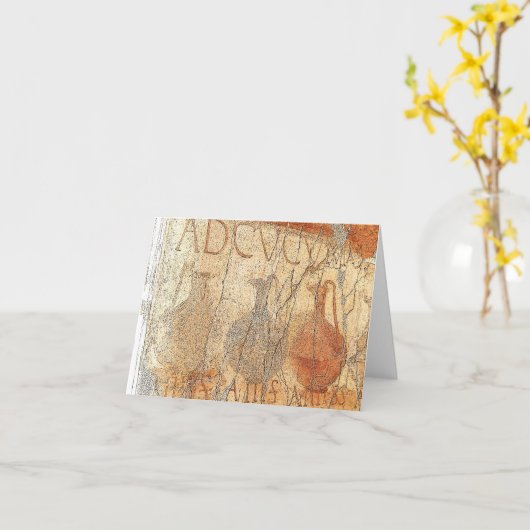 Wijn voor Verkoop Kaart (Gele Bloem)