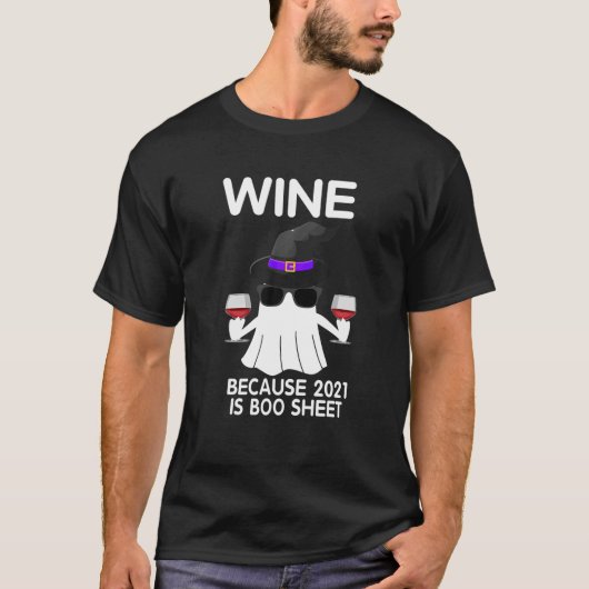 Wijn voor vrouwen omdat 2021 Drink is van het blad T-shirt (Voorkant)