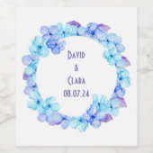 Wijn voor weddenschappen wijn etiket (Enkel label)