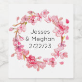 Wijn voor weddenschappen wijn etiket (Enkel label)