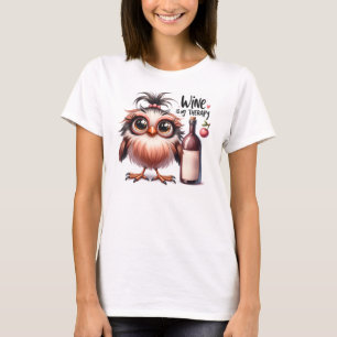 Wijn Vrouwen Basic T-shirt