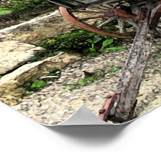 Wijn Wagon Poster (Hoek)