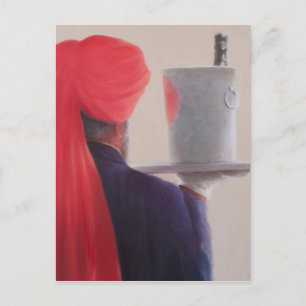 Wijn Waiter Jaipur 2012 Briefkaart