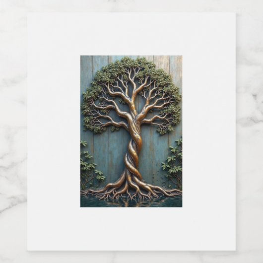 Wijn Wijn Etiket (Enkel label)