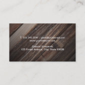 Wijn-wijngaarden | Rood-wijnfles Visitekaartje (Achterkant)