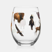 Wijn Wijnglas Zonder Voet (Rechts)