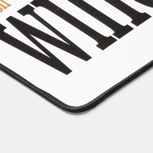 Wijn Word Cloud Design Desk Mat (Hoek)