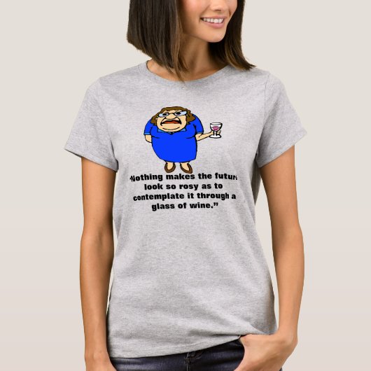 Wijn wordt beter met de leeftijd, t-shirt (Voorkant)