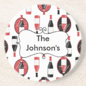  wijn zandsteen onderzetter (Voorkant)