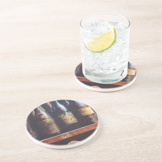  wijn zandsteen onderzetter (Zijkant)