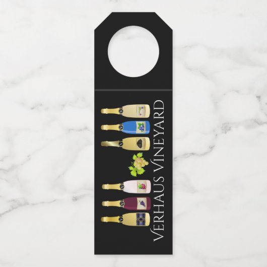 Wijn - Zie Vorige - Flessenhanger (Achterkant)