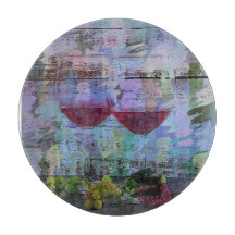 Wijnafdrukken Digitale Art Cutting Board