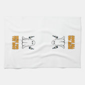 Wijnavond Hier voor de Boos Halloween Handdoek (Horizontaal)