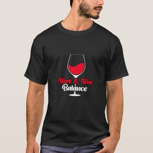 Wijnbalans Drink wijnbereiding T-shirt (Voorkant)