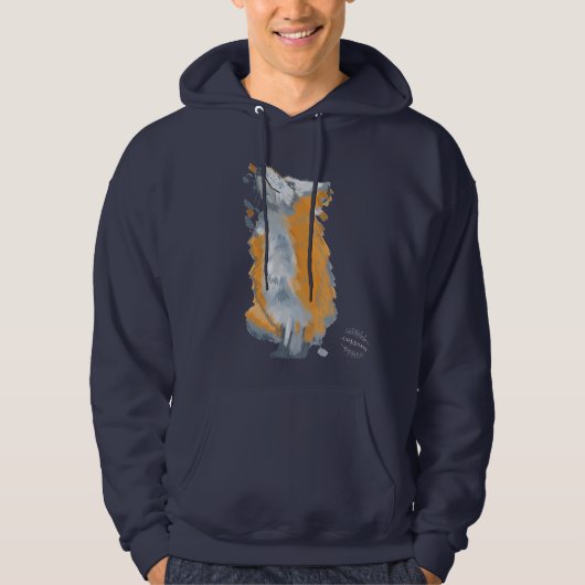 Wijnbar Fox Hoodie (Voorkant)