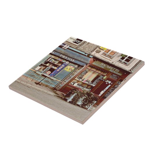  wijnbar & restaurant in Frankrijk, Normandië Tegeltje (Zijkant)