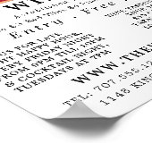 Wijnbar Scène, Wijnbar/Wijnmakerij Adverteren Poster (Hoek)