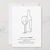 Wijnbar verjaardag kaart (Voorkant)