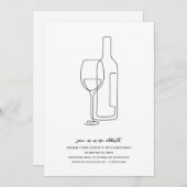 Wijnbar verjaardag kaart (Voorkant / Achterkant)