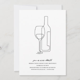 Wijnbar verjaardag kaart