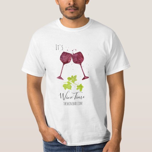 *~* Wijnbar Winery Vineyard Wine Cellar T-shirt (Voorkant)