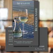 Wijnbar winkel zakelijke promotie Visitekaartje