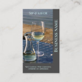 Wijnbar winkel zakelijke promotie Visitekaartje (Voorkant)