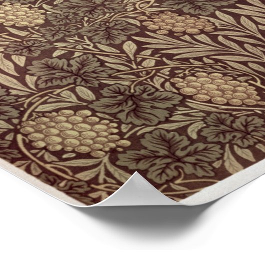 'Wijnbehangselpapier', 1873 Poster (Hoek)