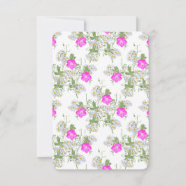 Wijnbekers en Asters - Hoogzomer - Dankkaart Bedankkaart