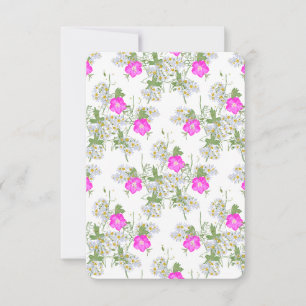 Wijnbekers en Asters - Hoogzomer - Dankkaart Bedankkaart