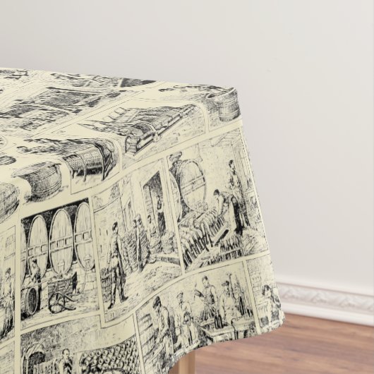  wijnbereidingspatroon tafelkleed (Voorbeeld)