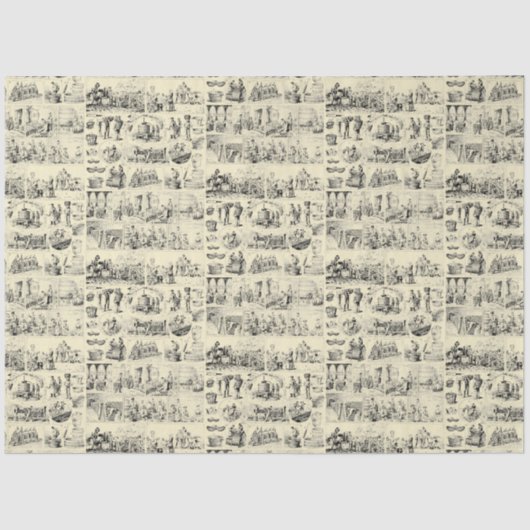  wijnbereidingspatroon tissuepapier (Voorkant)