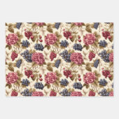 wijnbes inpakpapier vel (Voorkant)