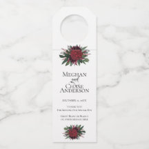 Wijnbier Water | Elegant Rich Burgundy Marsala