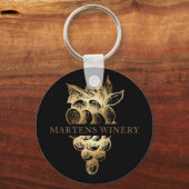 wijnboer sommelier gold grappen sleutelhanger (Voorkant)