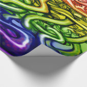 Wijnbomen LGBQT Rainbow Cadeaupapier (Hoek)