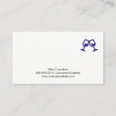 Wijnboomgaarden | Wijndruiven | Marmer Visitekaartje (Achterkant)