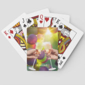 Wijnboomkasten die kaarten spelen (Achterkant)