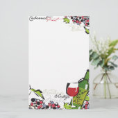 Wijnbouwbakkerij Briefpapier (Staand voorkant)