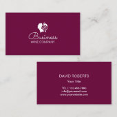 Wijnbouwbedrijf Plain Visitekaartje (Voorkant / Achterkant)