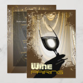 Wijnbouwproefbank ~ elegant kaart (Voorkant / Achterkant)